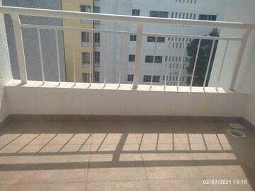 Balcony in 2 BHK Apartment at Nahar F Residences, Balewadi – for Rent