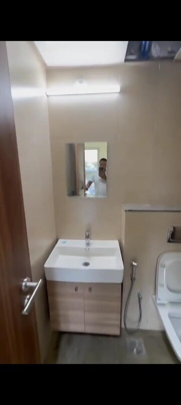 Bathroom in 2 BHK Apartment at Shapoorji Pallonji Astron, Kandivali East – for Rent