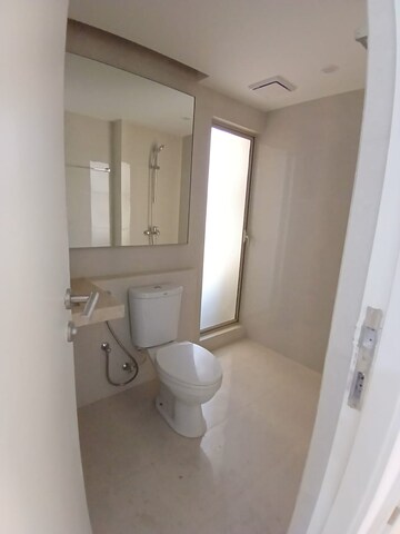 Bathroom in 2 BHK Apartment at Hiranandani Delanna, Ghodbunder Road – for Rent