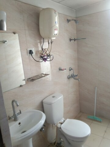 Bathroom in 3 BHK Apartment at VVIP Addresses, Raj Nagar Extension – for Rent