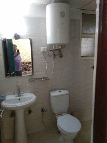 Bathroom in 3 BHK Apartment at VVIP Addresses, Raj Nagar Extension – for Rent