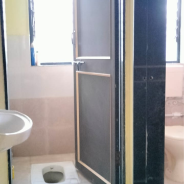 Bathroom in 1 BHK Apartment at Wadgaon Sheri – for Rent