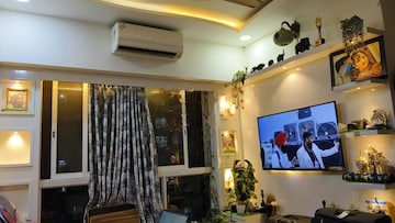 Living Room in 1 BHK Apartment at Lodha Amara, Kolshet Road – for Rent