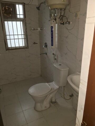 Bathroom in 3 BHK Apartment at VVIP Addresses, Raj Nagar Extension – for Rent