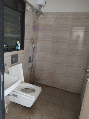 Bathroom in 2 BHK Apartment at Rustomjee Summit, Borivali East – for Rent