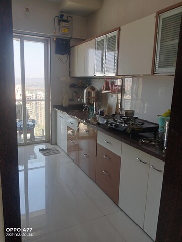 Kitchen in 1 BHK Apartment at Dedhia Elita, Ghodbunder Road – for Rent