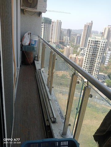 Balcony in 1 BHK Apartment at Dedhia Elita, Ghodbunder Road – for Rent