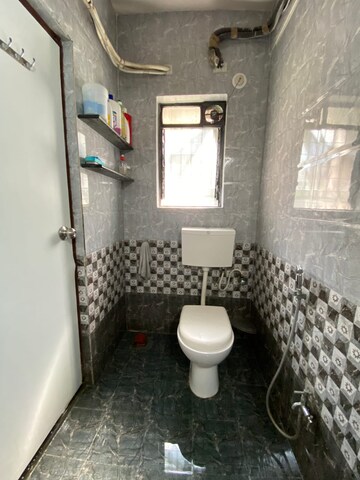 Bathroom in 3 BHK Apartment at Aashiyana Park, Aundh – for Rent