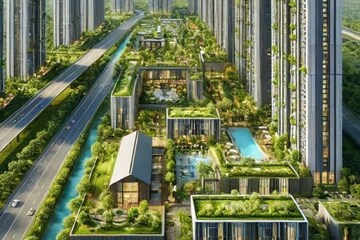 Balcony in 2 BHK Apartment at BPTP Amstoria Verti Greens, Sector 102 – for Sale