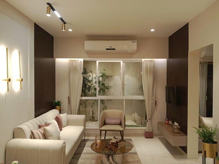 Living Room, puranik-city 2 Bedroom 627 Sq.Ft. Apartment In Kasarvadavali Thane 8224332