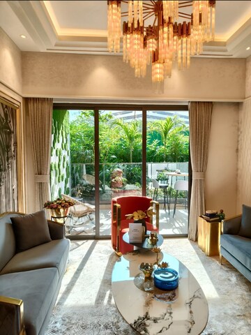Living Room in 4 BHK Apartment at Lodha Mahalaxmi Bellevue, Mahalaxmi – for Sale