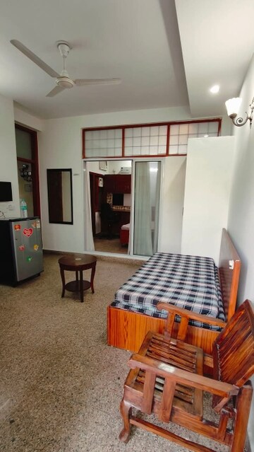 Bedroom in 1 BHK Builder Floor at Ansal Sushant Lok I, Sector 43 – for Rent