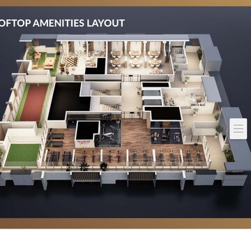 Team Area in 2 BHK Apartment at Dhanlaxmi Evana Homes, Manjari – for Sale