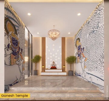 Building Lobby in 2 BHK Apartment at Dhanlaxmi Evana Homes, Manjari – for Sale