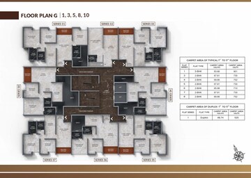 Floor Plan in 3 BHK Apartment at Dhanlaxmi Evana Homes, Manjari – for Sale
