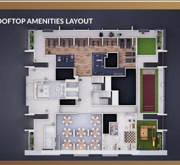 Floor Plan in 3 BHK Apartment at Dhanlaxmi Evana Homes, Manjari – for Sale