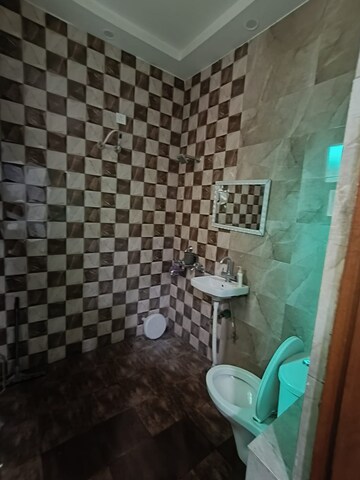 Bathroom in 3 BHK Builder Floor at Peer Mucchalla – for Sale