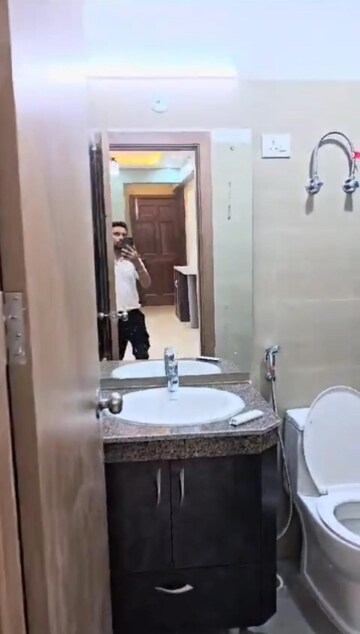 Bathroom in 3 BHK Apartment at ATS Nobility, Sector 4, Greater Noida – for Rent