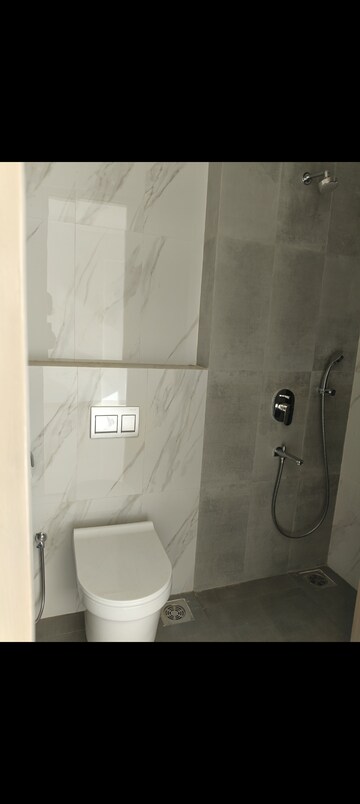 Bathroom in 2 BHK Apartment at Rajesh Raj Infinia, Malad West – for Rent