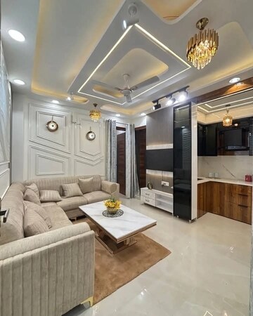 Living Room in 3 BHK Apartment at Naraina – for Sale