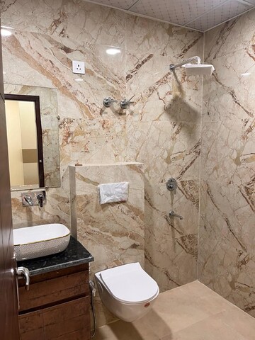 Bathroom in 3 BHK Builder Floor at Smart Lane, Niti Khand – for Sale
