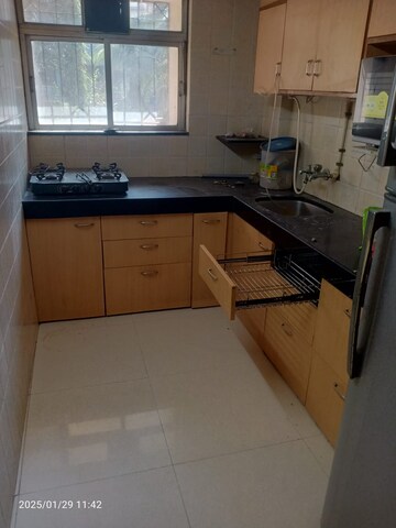Kitchen in 2 BHK Apartment at Sector 2 Charkop – for Rent