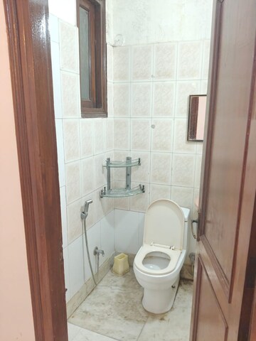Bathroom in 3 BHK Builder Floor at Hemkunt Colony – for Rent