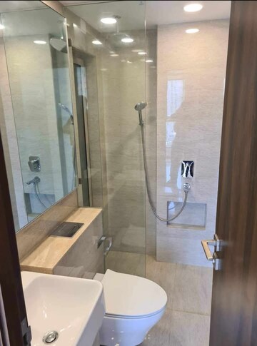 Bathroom in 2 BHK Apartment at Hiranandani Gardens, Powai – for Rent