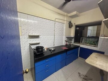 Kitchen in 1 BHK Apartment at Om Krishna CHS, Dahisar East – for Sale