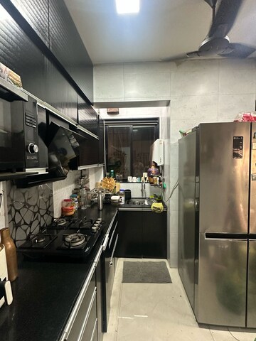 Kitchen in 2 BHK Apartment at Seawoods – for Rent