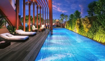 Swimming Pool in 2 BHK Apartment at Dosti West County, Balkum Pada – for Sale