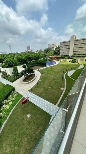 Balcony in 3 BHK Apartment at Mahindra Luminare, Sector 59 – for Rent