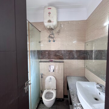 Bathroom in 3 BHK Builder Floor at Ansal Sushant Lok I, Sector 43 – for Rent