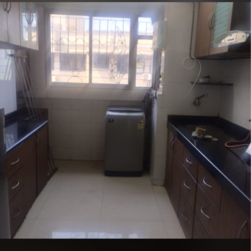 Kitchen in 2 BHK Apartment at Shivam Paradise Bhandup West, Valmik Nagar – for Rent