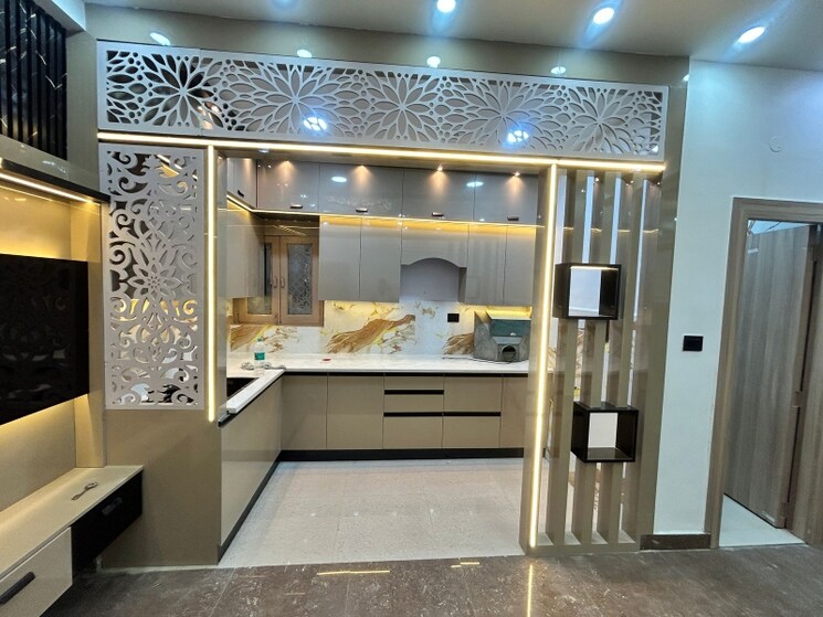 Kitchen, maya-homes 2 Bedroom 950 Sq.Ft. Builder Floor In Indrapuram Ghaziabad 8225576