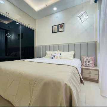 Bedroom in 3 BHK Apartment at Rohan Kritika, Sarita Vihar – for Rent