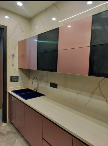 Kitchen in 3 BHK Builder Floor at Greater Kailash I – for Rent