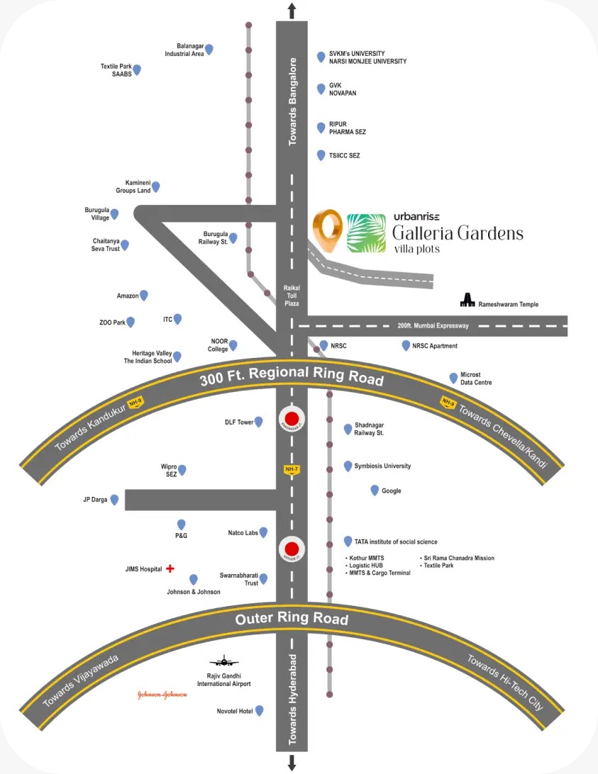Plot For Sale in Shadnagar Villa Plots Urb