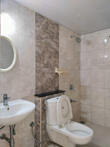 Bathroom in 2 BHK Apartment at Mantri Webcity, Hennur – for Rent