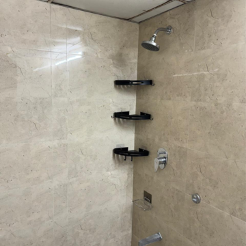 Bathroom in 3 BHK Apartment at Vastrapur – for Rent