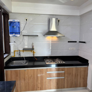 Kitchen in 3 BHK Apartment at Vastrapur – for Rent