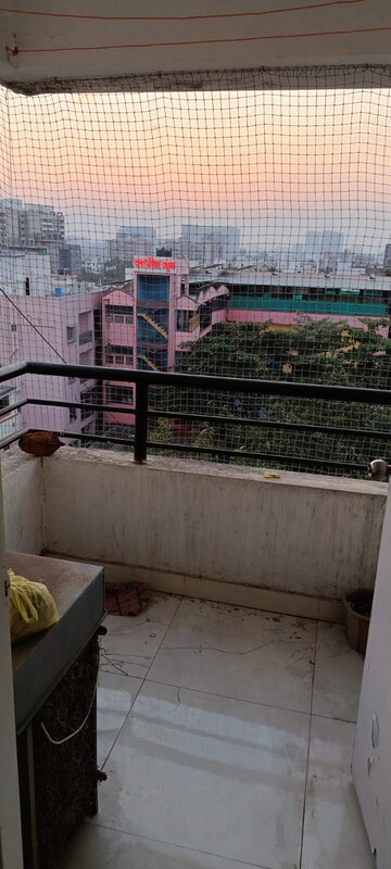 Balcony in 1 BHK Apartment at Vishal Srushti, Kharadi – for Rent