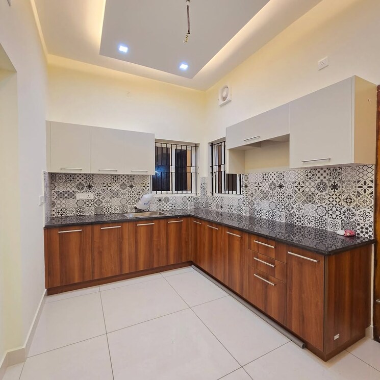 Kitchen, olavakkode 3 Bedroom 1000 Sq.Ft. Villa In Olavakkode Palakkad 8226077