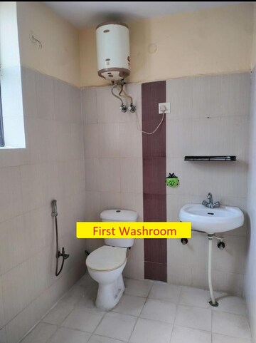 Bathroom in 3 BHK Apartment at Pashupati Housing Society, Sector 48 – for Rent
