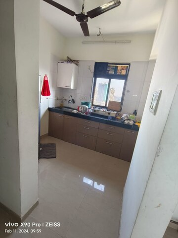 Kitchen in 2 BHK Apartment at Rutu Riverside Estate, Kalyan East – for Rent