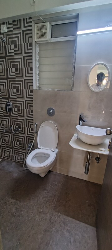 Bathroom in 2 BHK Apartment at Strawberry The Address, Mira Road East – for Rent