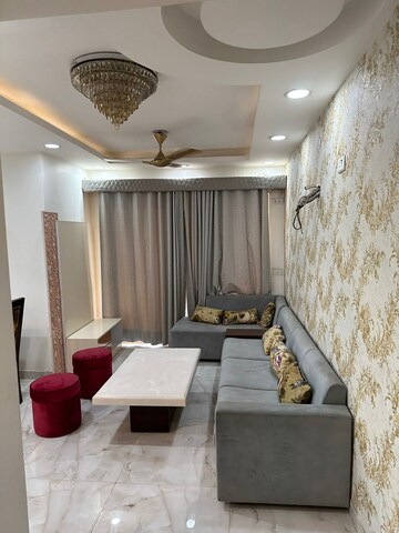 Living Room in 4 BHK Apartment at Meenal Semeion, Sector 41 – for Sale
