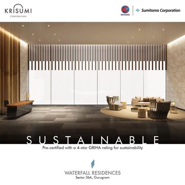 3 BHK Apartment – Exterior View View at Krisumi Waterside Residences, Sector 36a - for Sale