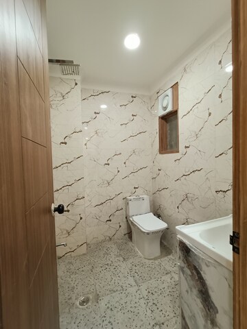Bathroom in 3 BHK Builder Floor at Khirki Extension – for Rent