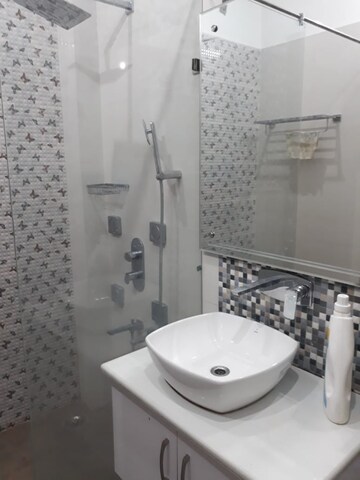 Bathroom in 3 BHK Builder Floor at DLF Vibhuti Khand, Gomti Nagar – for Rent